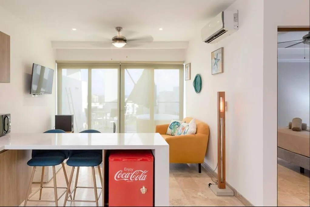 Ipana 515 1Bdr Penthouse Private Hot Tub Daire Playa del Carmen Meksika
