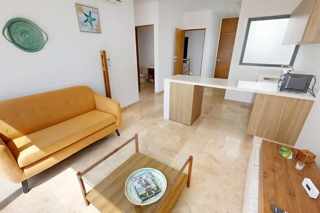 Ipana 515 1Bdr Penthouse Private Hot Tub Apartment Playa del Carmen 0*,