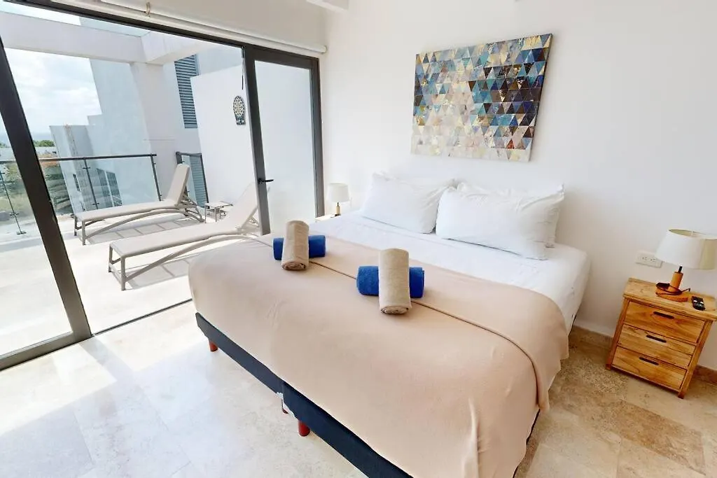 Ipana 515 1Bdr Penthouse Private Hot Tub Apartment Playa del Carmen